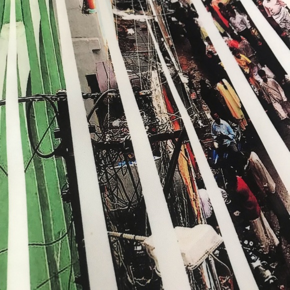 Clover Canyon Urban Cityscape Print Bodycon Mini Skirt - Picture 11 of 11